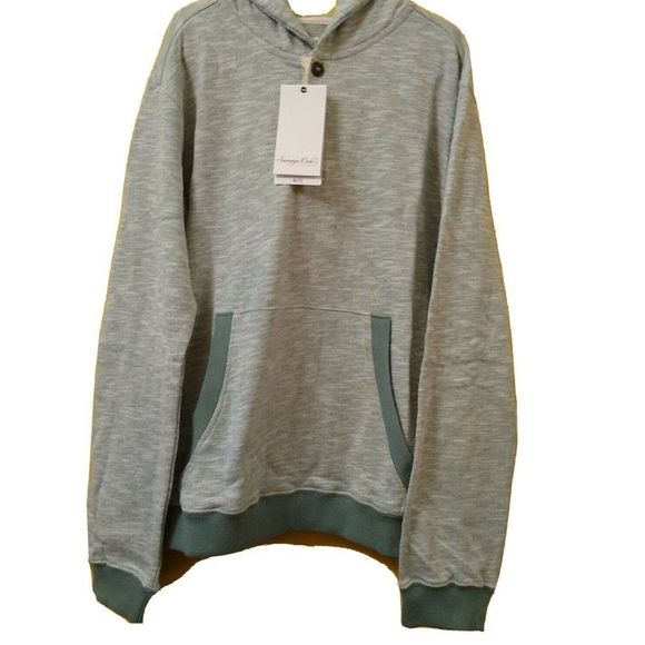 𝅺 SOVEREIGN CODE LOS ANGELES BOY LIGHT GREEN HOODY S BWT - Picture 1 of 7